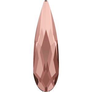 Swarovski Flat Backs 6x1.7mm Raindrop Blush Rose 6pcs (5)