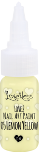 LoveNess | Love 2 Nail Art Paint Lemon Yellow 005