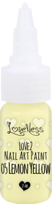 LoveNess | Love 2 Nail Art Paint Lemon Yellow 005