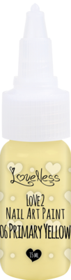 LoveNess | Love 2 Nail Art Paint Primary Yellow 006