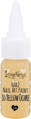 LoveNess | Love 2 Nail Art Paint Yellow Ochre 010