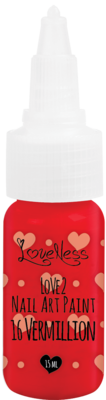LoveNess | Love 2 Nail Art Paint Vermilion 016