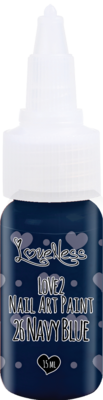 LoveNess | Love 2 Nail Art Paint Navy Blue 026