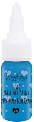 LoveNess | Love 2 Nail Art Paint P. Blue Cyan 029