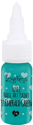LoveNess | Love 2 Nail Art Paint Emerald Green 033