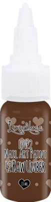 LoveNess | Love 2 Nail Art Paint Raw Umber 042