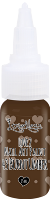 LoveNess | Love 2 Nail Art Paint Burnt Umber 043