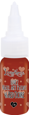 LoveNess | Love 2 Nail Art Paint Red Ochre 046