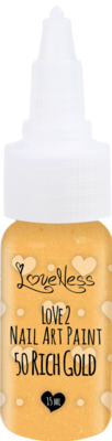 LoveNess | Love 2 Nail Art Paint Rich Gold 050
