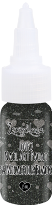 LoveNess | Love 2 Nail Art Paint Micaceous Black 054
